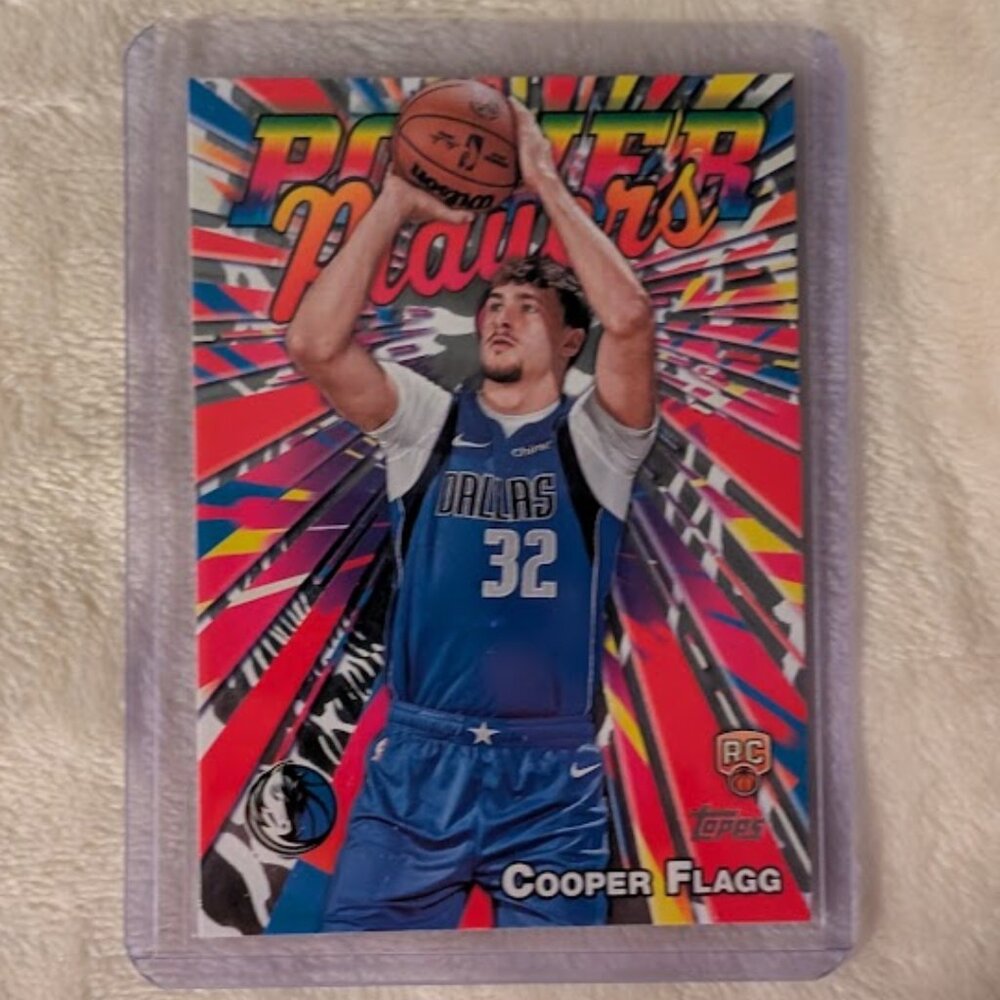 O1 TOPPS "Power Players" Cooper Flagg Rookie Card # PP-16